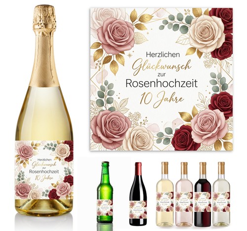 Aufkleber flaschenetikett - 1,