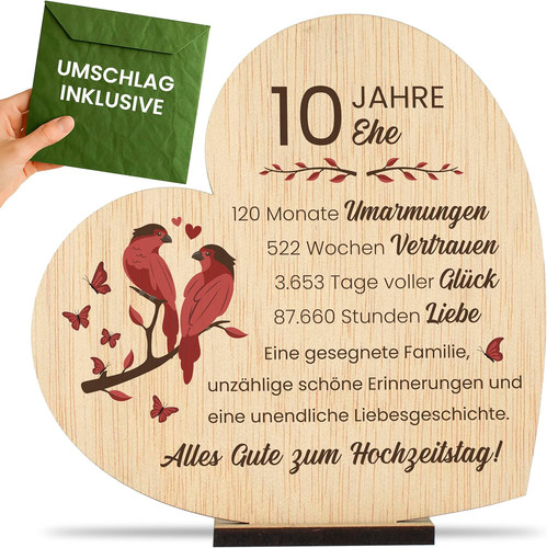 Geschenk zum hochzeitstag - zum, 10.