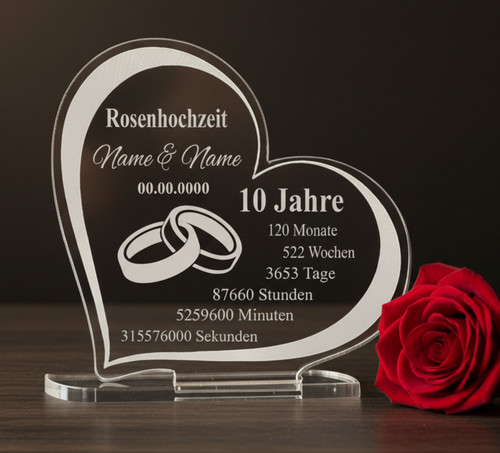 Geschenk rosenhochzeit - geschenk,