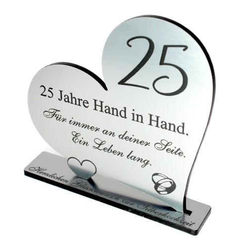 Silberne hochzeit geschenk - geschenk, 25