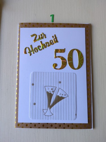 Goldene hochzeit 50 - goldene,