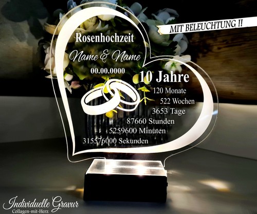 Geschenk rosenhochzeit feier - geschenk,