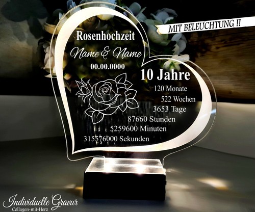 Geschenk rosenhochzeit feier - geschenk,