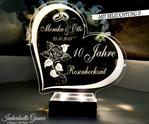 Geschenk rosenhochzeit feier - geschenk,