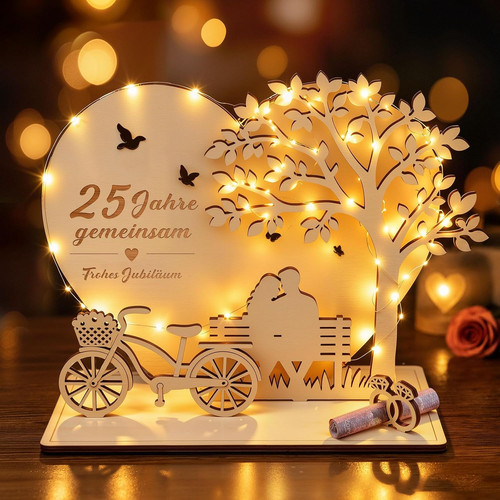 Hochzeit geldgeschenk holzdeko - geldgeschenk,