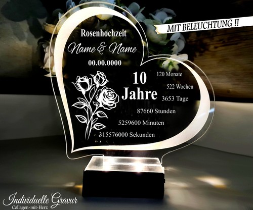 Geschenk rosenhochzeit feier - rosenhochzeit,