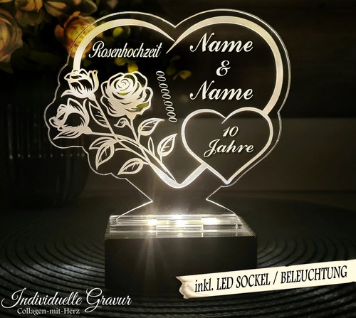 Geschenk rosenhochzeit - ❤,