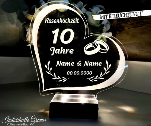 Geschenk rosenhochzeit feier - geschenk,