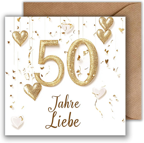 Goldene hochzeit - goldene,
