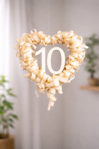 Hölzerne hochzeit türkranz - hölzerne,