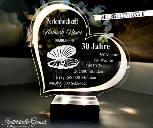 Geschenk perlenhochzeit - geschenk, 30