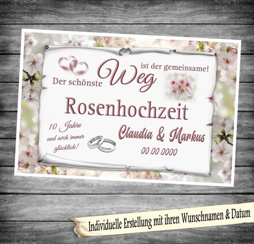 Urkunde karte jahre - karte,