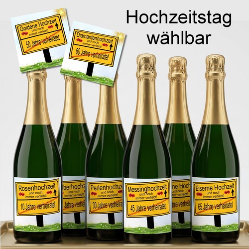 Flaschenetikett hochzeitstag - flaschenetikett,