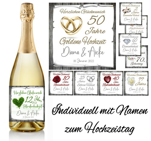 Flaschenetikett zum
