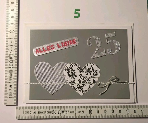 Silberne hochzeit 25 jahre - silberne,